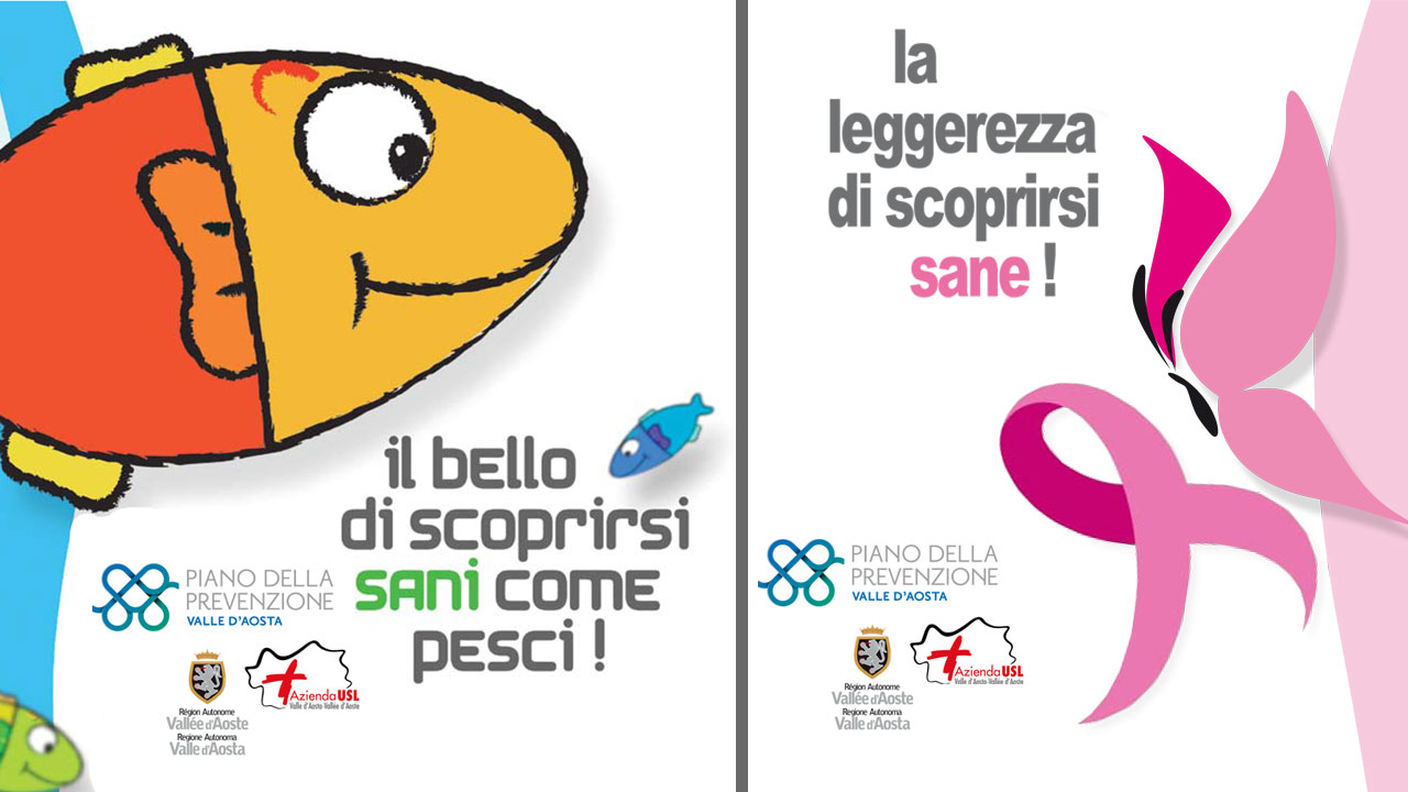 Locandina illustrata tunmore e prevenzione